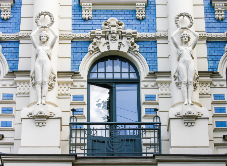 Art Nouveau invloeden