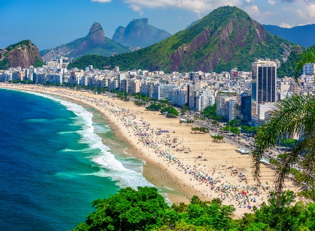 Copacabana in Rio de Janeiro
