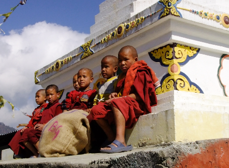 Geelkappen in Tawang
